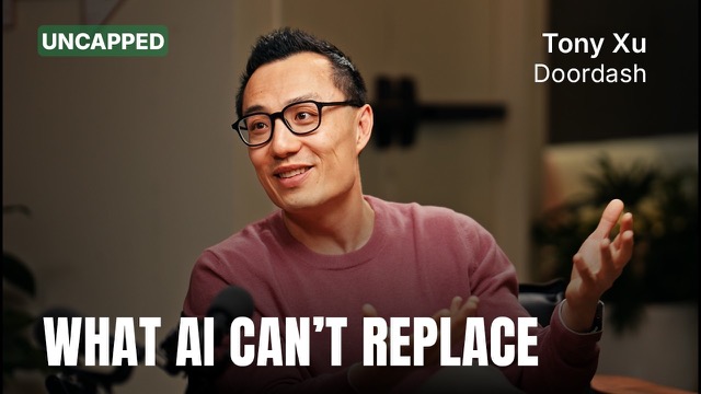 Tony Xu on AI Consumption, Atoms vs. Bits, and the 1% Better Mentality