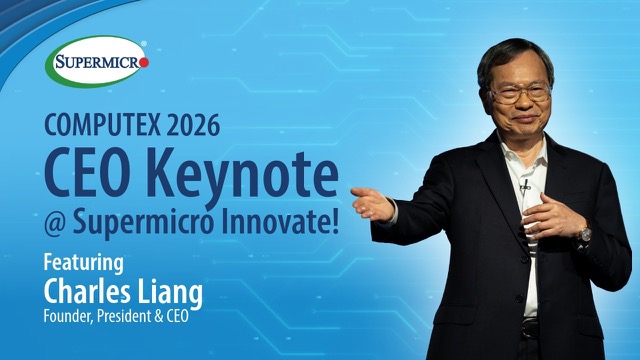 CEO Keynote @ Supermicro Innovate │ Computex 2026