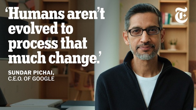 Sundar Pichai on A.I. Backlash, the Future of Work and Google's Next Era