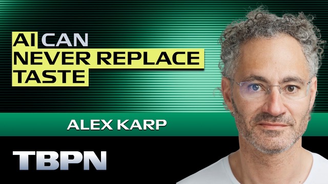 Palantir CEO Alex Karp on Tokenmaxxing & Taste