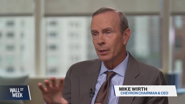 What's Next for Global Energy: Chevron CEO Mike Wirth on Bloomberg 'Wall Street Week'