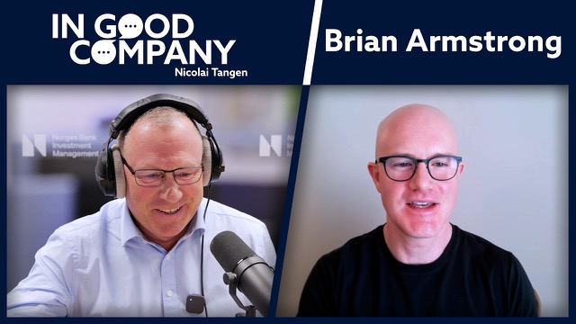 Brian Armstrong - CEO of Coinbase | Podcast | In Good Company | Norges Bank Investment Management