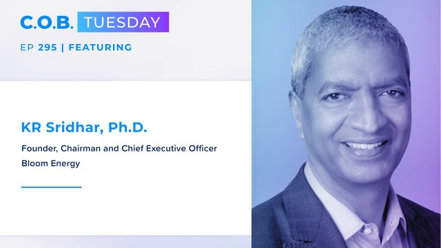"AI Made Electricity Reinvent Itself 150 Years After Edison" Featuring KR Sridhar, Ph.D., Bloom Energy