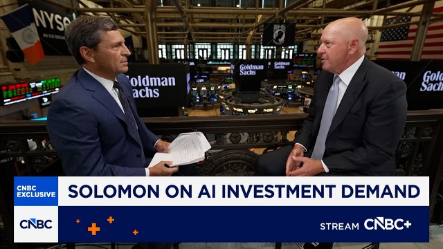 David Solomon Joins CNBC to Discuss 2Q Earnings, the Deal-Making Environment, and AI