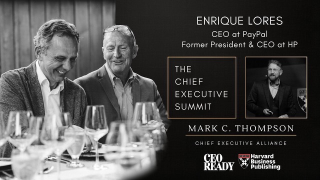 Stanford CEO Summit - Enrique Lores | PayPal & HP